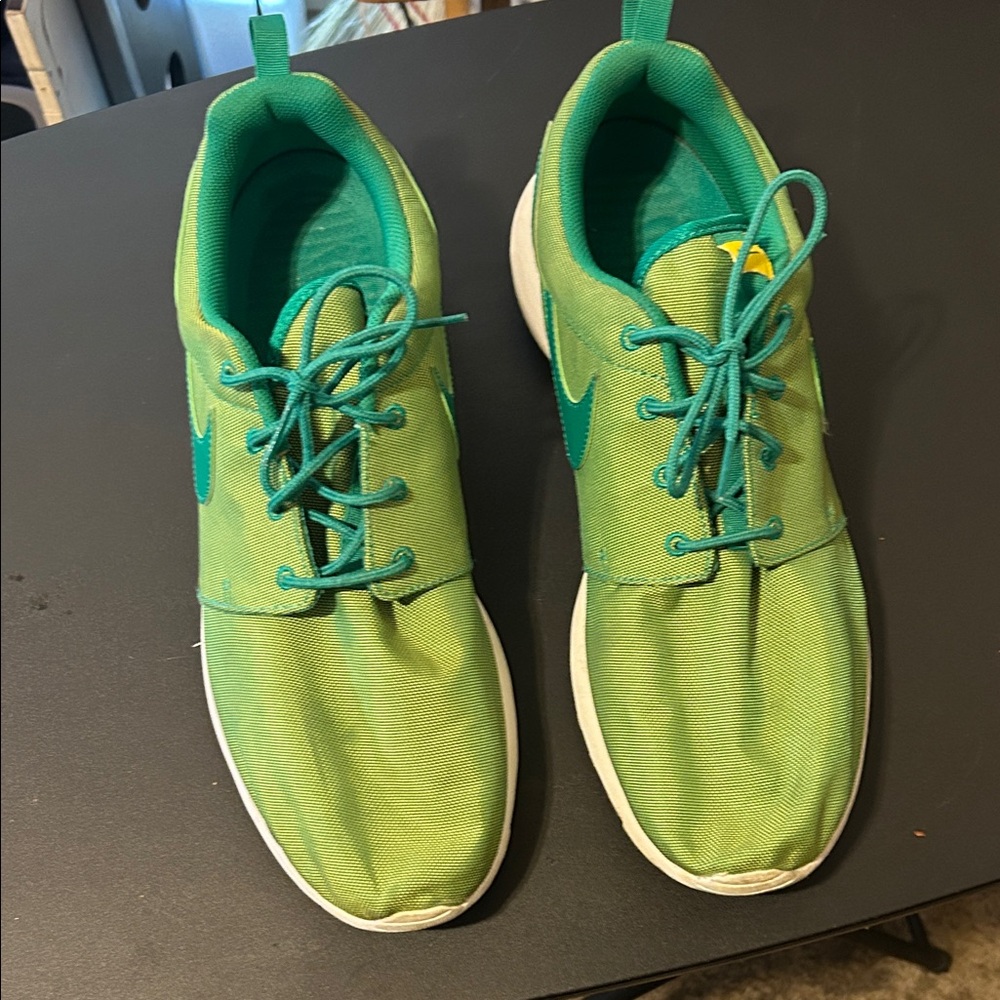 Nike Green and Teal Athletic Shoes